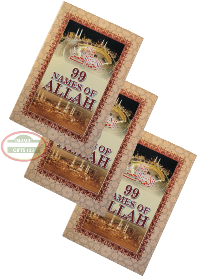 99 Names of Allah-100 Names of Allah Pocket Size Asma'ul Husna Arabic & English