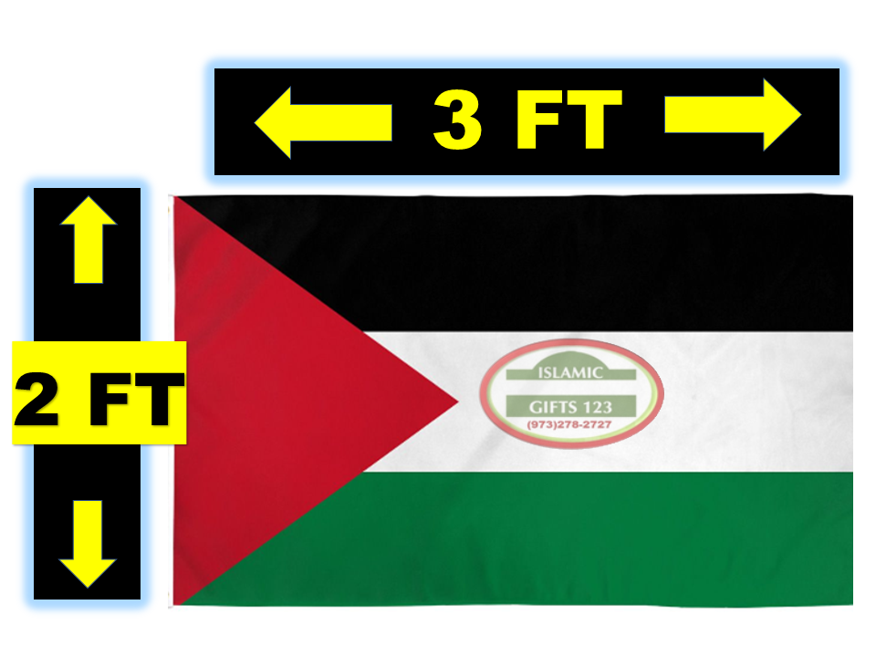 Palestine Flag Medium Size 2'x3" - Durable & Vibrant