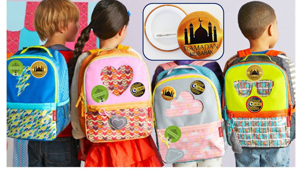Ramadan Button Pins for Stylish Festive Accessories Green