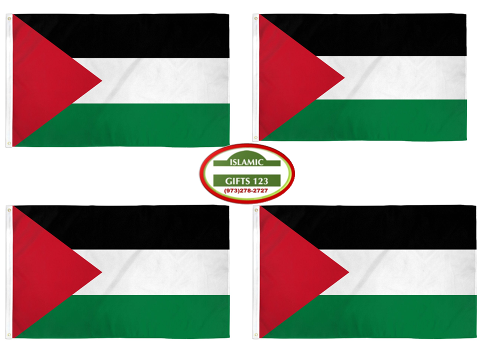 Large Palestine Flag 3' x 5' – Premium Quality Palestinian Flag