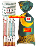 Ramadan Party Favors 144 PCS- Bags, Bands & Pencils Set