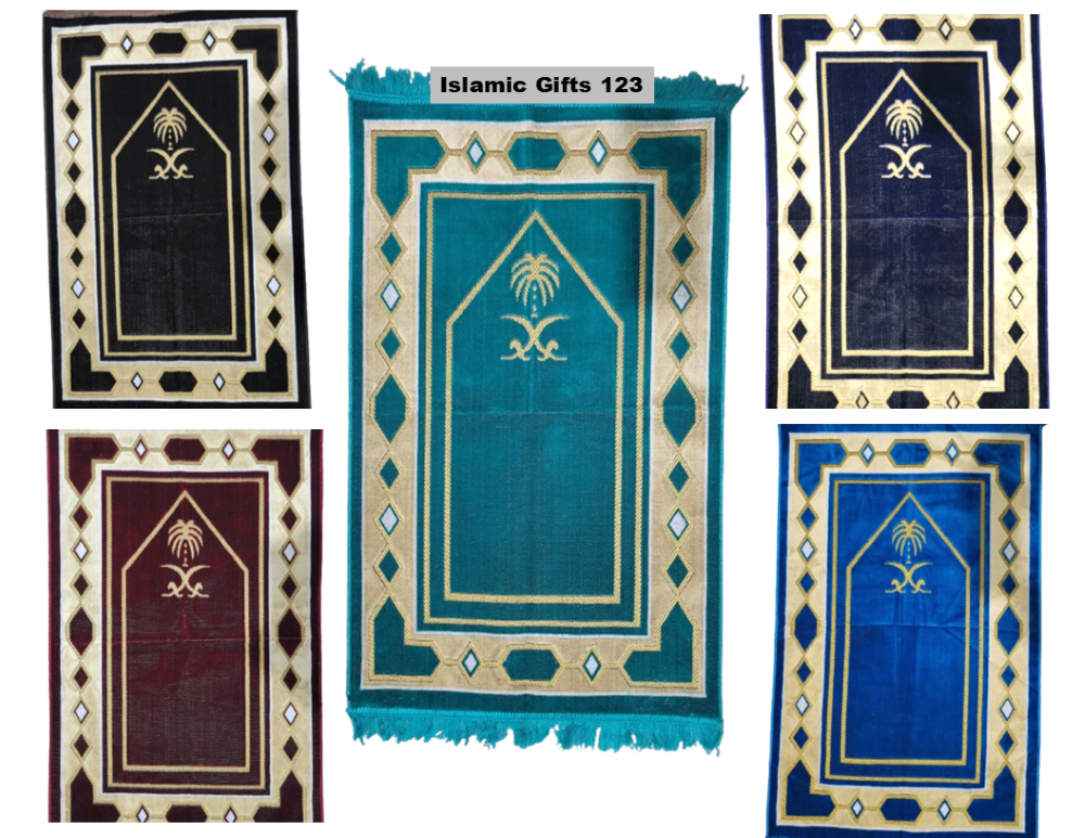 Islamic Prayer Rugs Turkish rugs 18 Oz High Quality Ramadan Gift