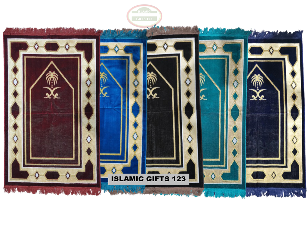 Islamic Prayer Rugs Turkish rugs 18 Oz High Quality Ramadan Gift