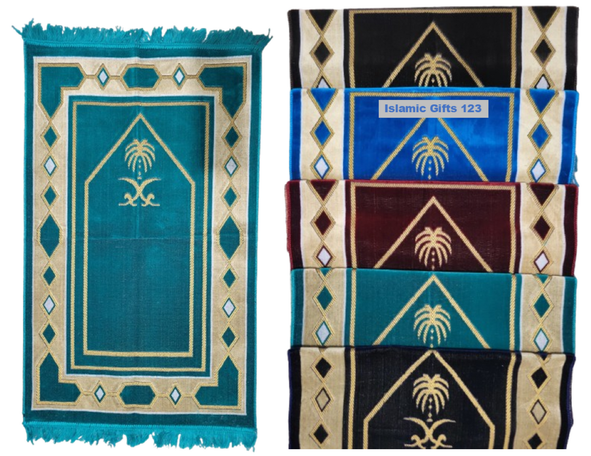 Islamic Prayer Rugs Turkish rugs 18 Oz High Quality Ramadan Gift