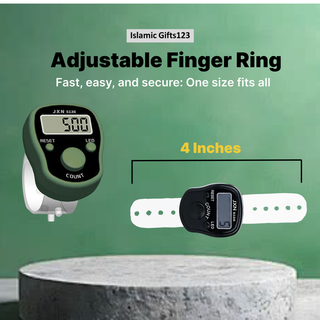 Electronic Finger Counter, Resettable Hand Tally, 5 Digit Number and LCD Electronic Digital Display