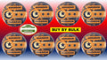 Ramadan Mubarak Blue Button Pins