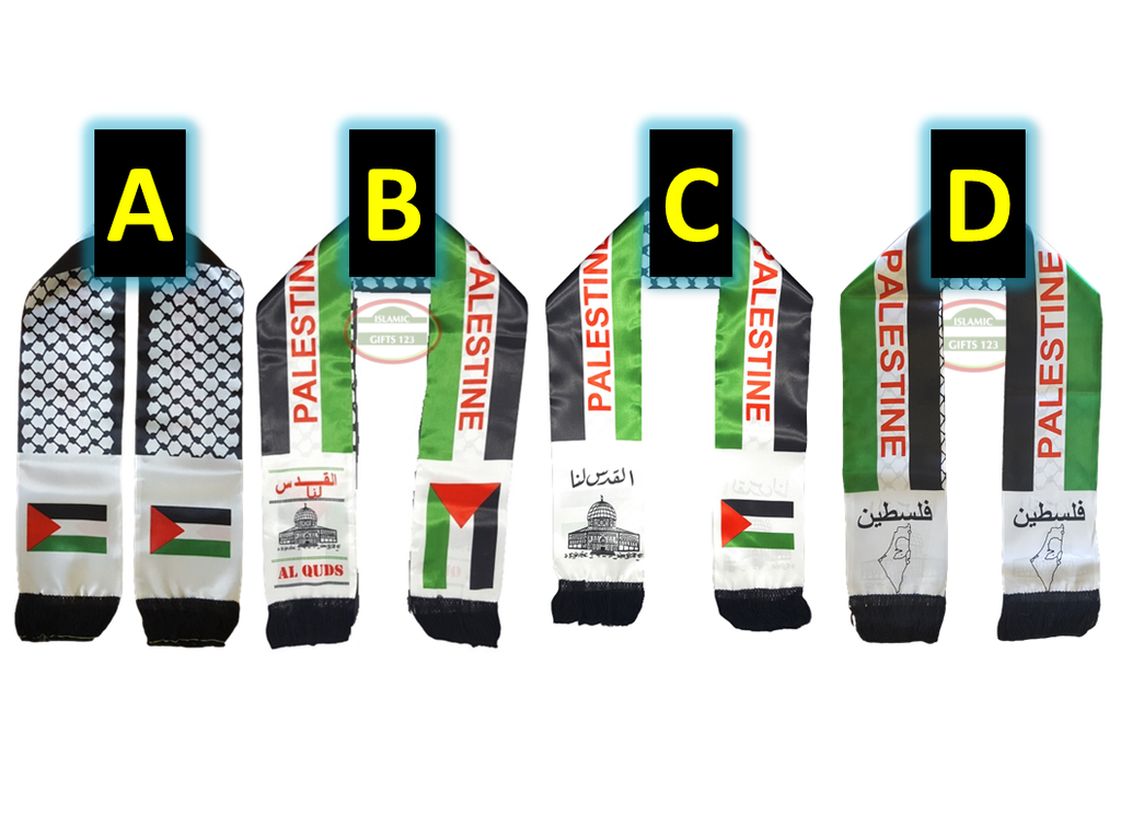 Palestine Flag Keffiyeh 100 Scarf Palestinian scarf