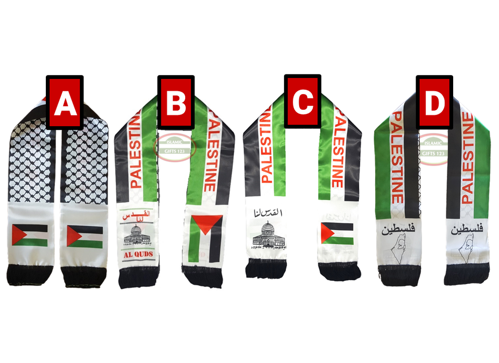 Palestine Flag Keffiyeh 100 Scarf Palestinian scarf