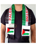 Palestinian Keffiyeh Scarf Palestine Flag Scarf Silk Neck Scarf-Bulk