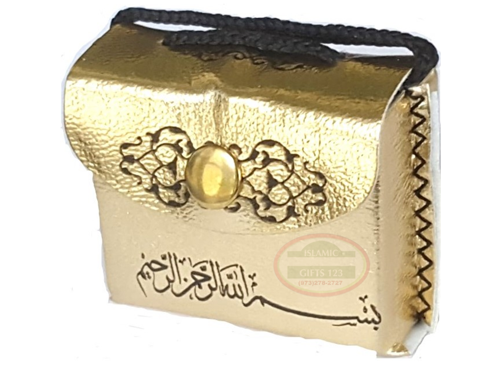 Mini Quran in Gold Bag Hanger - Elegant Wedding Favor