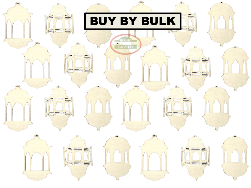 Ramadan Lantern DIY Wooden Cutout - Creative Ramadan Decor