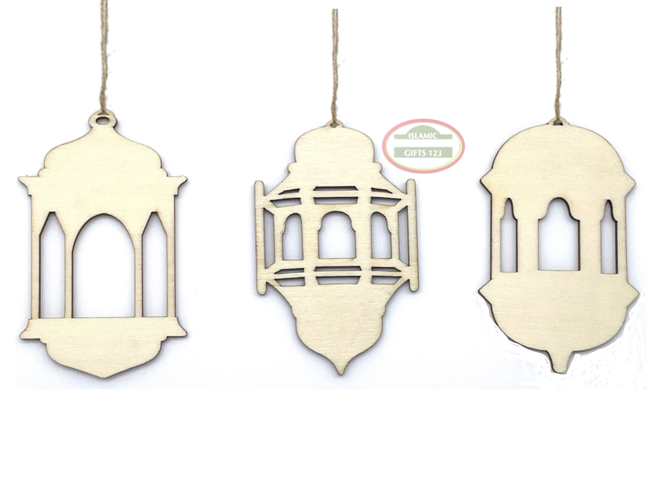 Ramadan Lantern DIY Wooden Cutout - Creative Ramadan Decor