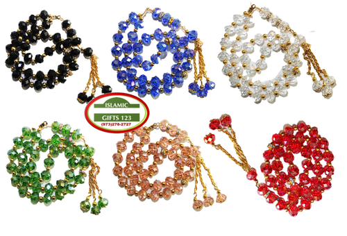 Crystal Prayer beads Tasbih10mm Muslim Prayer Beads Ramadan Gift