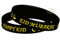EID Mubarak wristbands BLACK Eid Favors