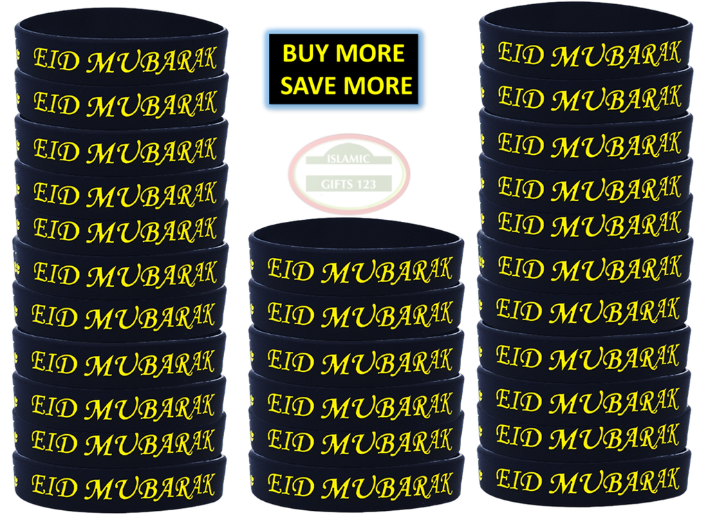 Eid Mubarak wristbands Eid Favors