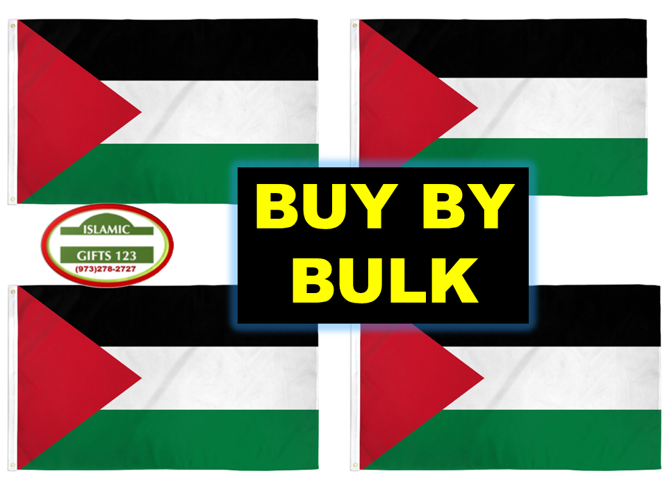Large Palestine Flag 3' x 5' – Premium Quality Palestinian Flag