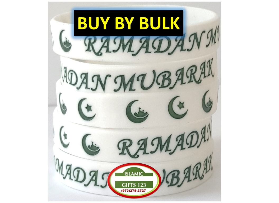 Ramadan Mubarak wristbands Ramadan Favors