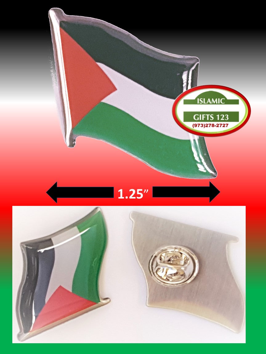 Palestine Flag Lapel Pins RECTANGLE Palestinian Pins