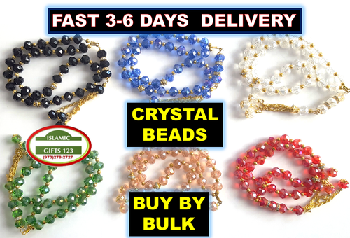 Crystal Prayer beads Tasbih10mm Muslim Prayer Beads Ramadan Gift