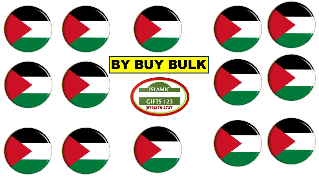Palestine Flag Lapel Round Palestinian Pins