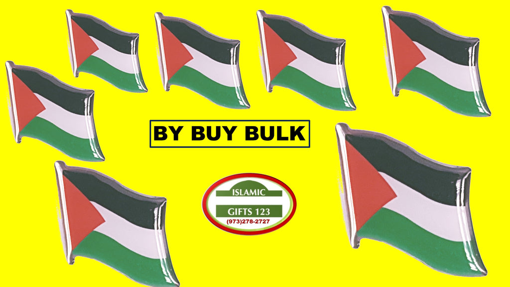 Palestine Flag Lapel Pins RECTANGLE Palestinian Pins