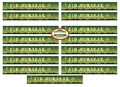 Eid Mubarak Foil Banners 50 Pack for Festive Decorations