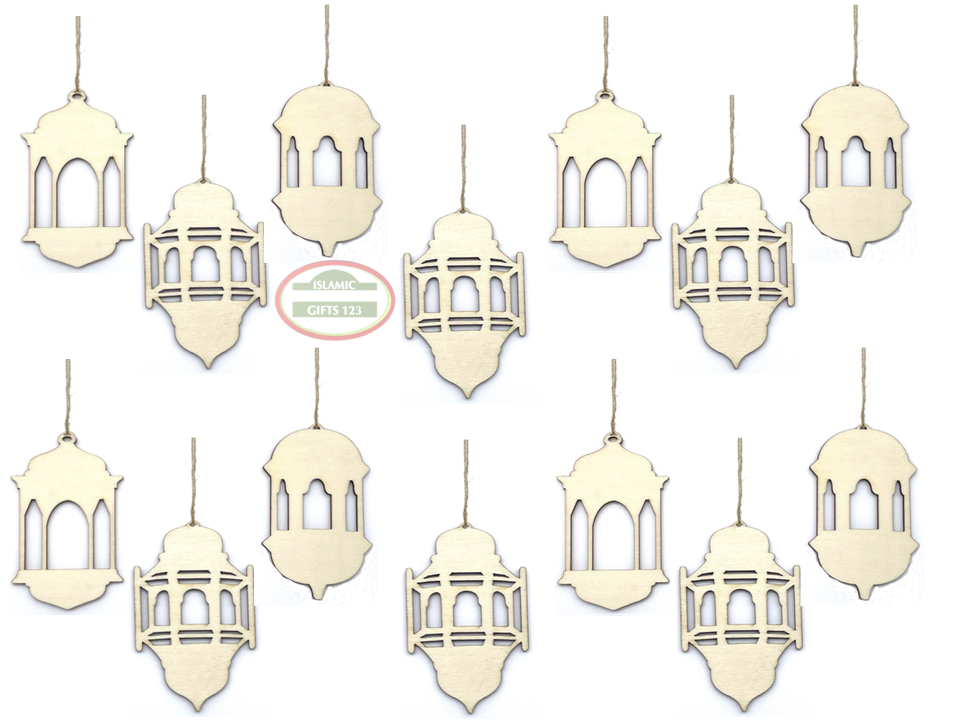 Ramadan Lantern DIY Wooden Cutout - Creative Ramadan Decor