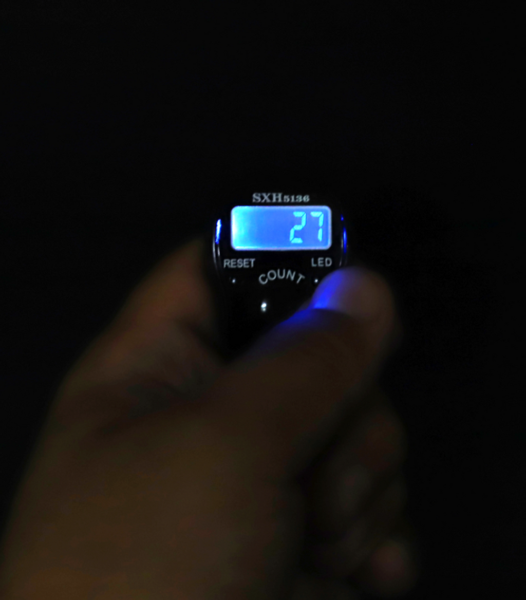 Electronic Finger Counter, Resettable Hand Tally, 5 Digit Number and LCD Electronic Digital Display