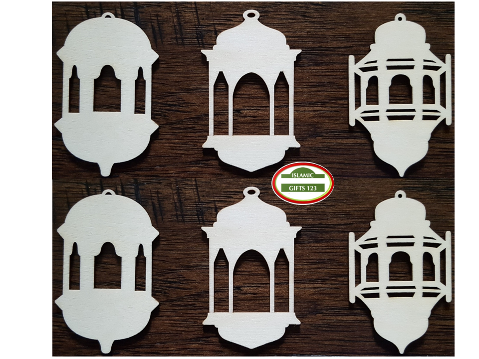 Ramadan Lantern DIY Wooden Cutout - Creative Ramadan Decor
