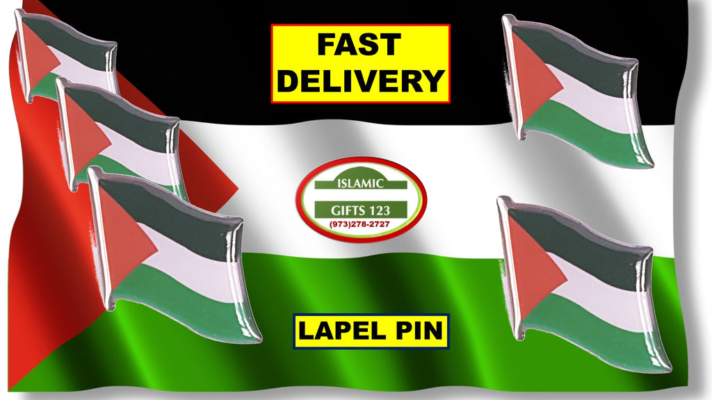 Palestine Flag Lapel Pins RECTANGLE Palestinian Pins