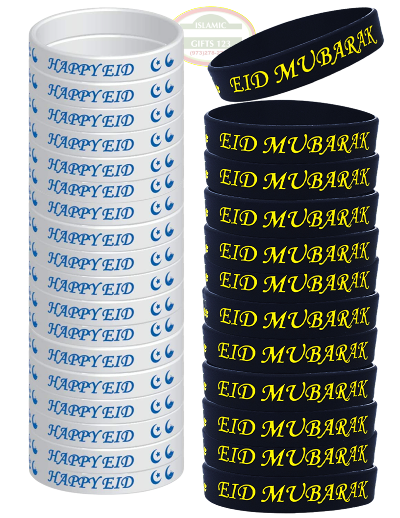 Eid Mubarak wristbands Eid Favors