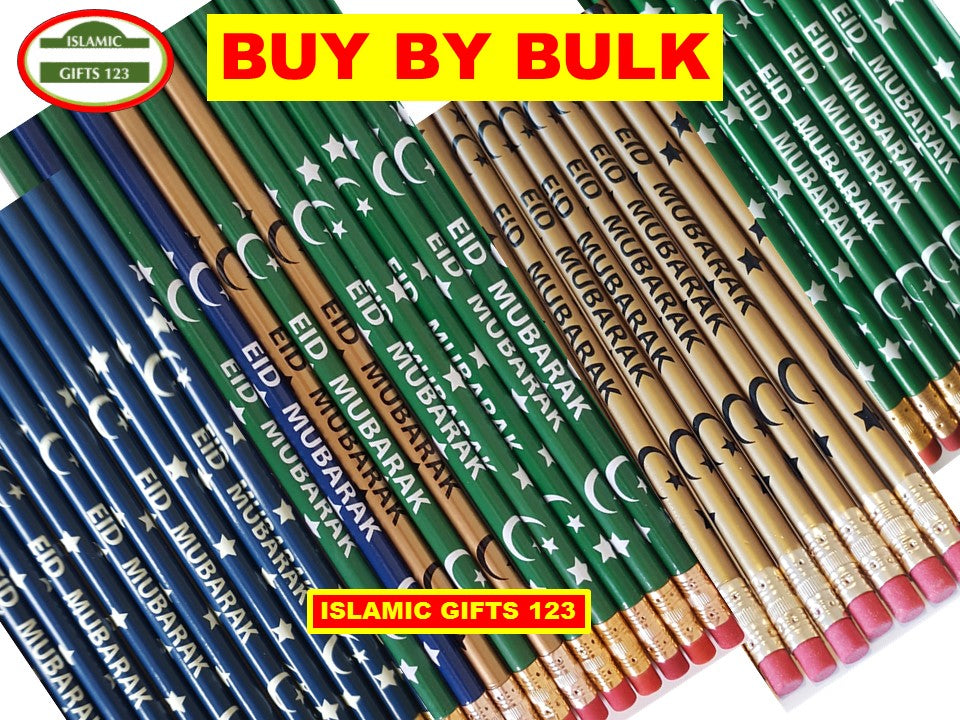 1000 Eid Mubarak Pencils in Bulk – Perfect for Celebrations & Gifting