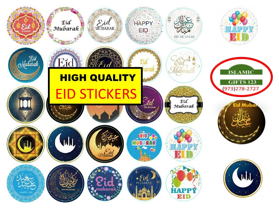 EID Stickers 1 Inch Eid mubarak Favor