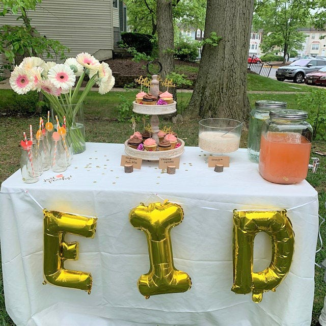 Eid Mubarak Decoration Pack – 11-Piece Set with Gold Letters & Balloons