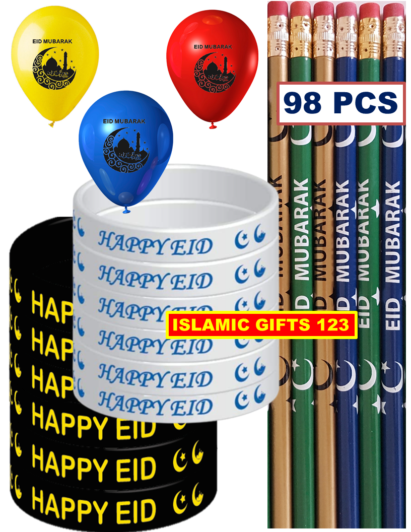 Eid Gifts 98 Pcs For kids Eid Favors eid Mubarak