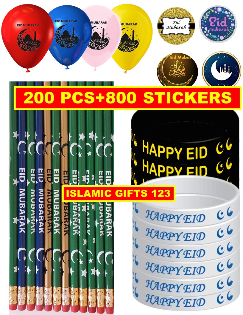 Eid Favors Gifts Set 800 Stickers+200Pcs(40 Kids Pack)EN1000