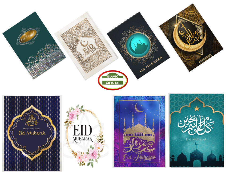 Eid Mubarak Greeting Cards-Beautiful Cards for Eid Celebrations