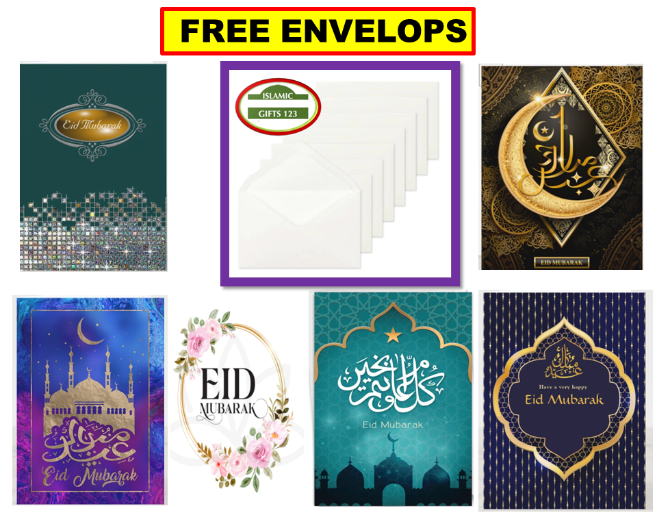 Eid Mubarak Greeting Cards-Beautiful Cards for Eid Celebrations