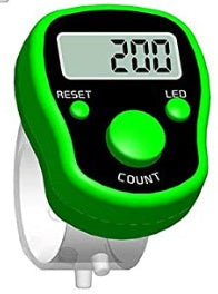 Electronic Finger Counter, Resettable Hand Tally, 5 Digit Number and LCD Electronic Digital Display