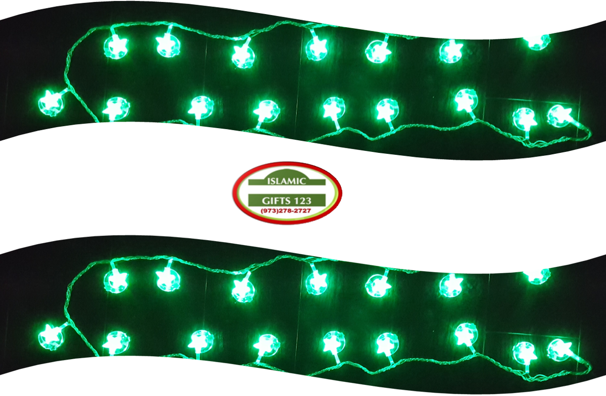 Ramadan Lights Green color Ramadan decor