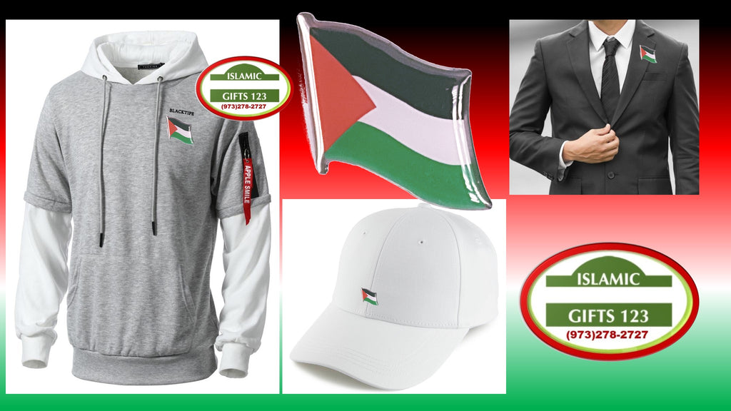 Palestine Flag Lapel Pins RECTANGLE Palestinian Pins