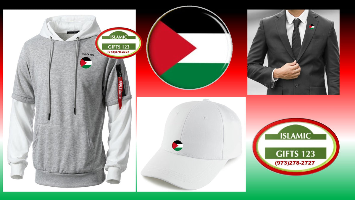 Palestine Flag Lapel Round Palestinian Pins