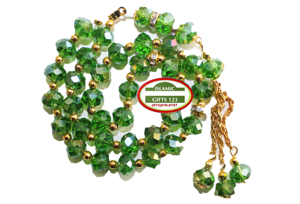 Crystal Prayer beads Tasbih10mm Muslim Prayer Beads Ramadan Gift