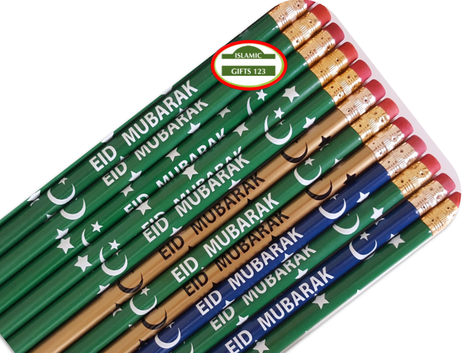 1000 Eid Mubarak Pencils in Bulk – Perfect for Celebrations & Gifting