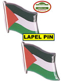 Palestine Flag Lapel Pins RECTANGLE Palestinian Pins