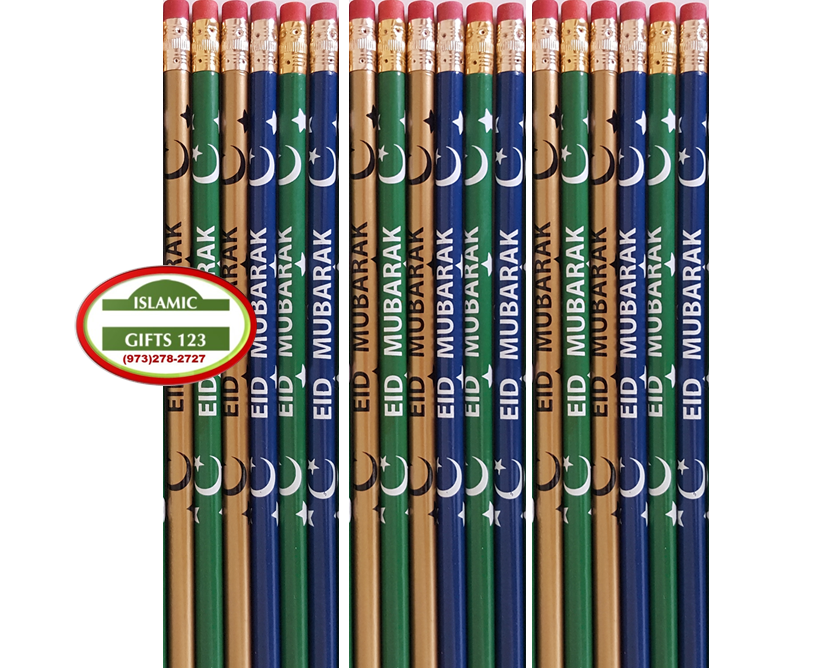 1000 Eid Mubarak Pencils in Bulk – Perfect for Celebrations & Gifting