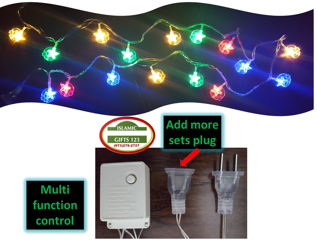 Ramadan Lights Multi colors LOTS