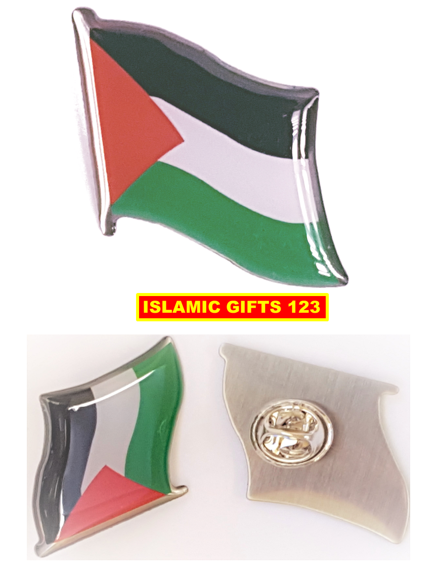 Palestine Flag Lapel Pins RECTANGLE Palestinian Pins