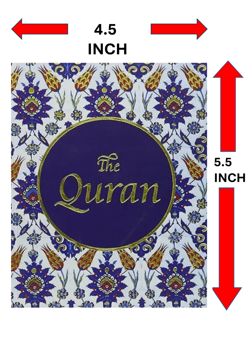The Quran English Translation Paperback(Pocket Size)The Quran Dawah & Prisons