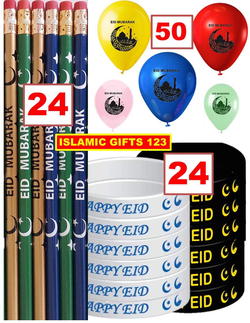 Eid Gifts 98 Pcs For kids Eid Favors eid Mubarak